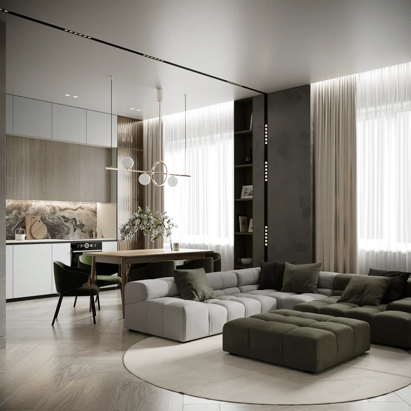 Портфолио: Яркий интерьер по желаниям детей — г. Москва, 2023 год, 84м²