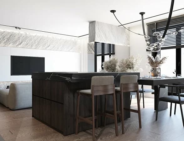 Портфолио: Квартира для молодой креативной семьи — г. Москва, 2023 год, 108м²